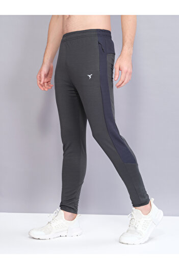 Technosport By Styli Color Block Elasticated Waistband Track Pants