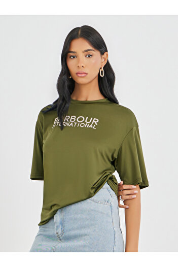 Styli Slogan Print Oversized T-Shirt