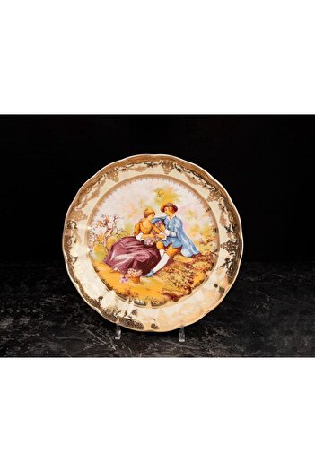 TOHFAT-AL MAIDAH Romeo and Juliet Gold Medium Fruit Bowl