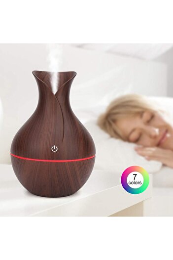 COOYA Mini Aromatherapy Humidifier, Relaxing Cool Mist with Color Changing LEDs Night Light for Bedroom