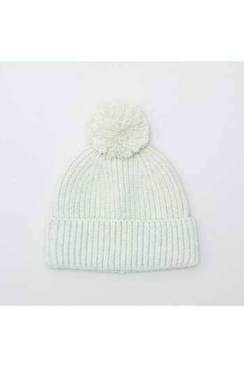 KIABI Double fleece hat + snood set BLUE