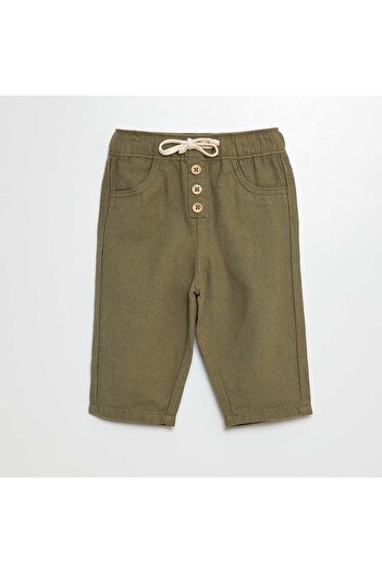 KIABI Relaxed-fit trousers GREEN