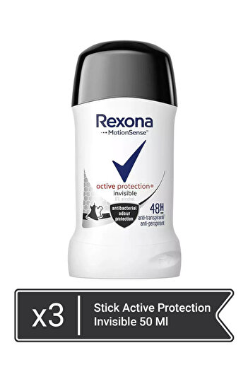 Rexona Rexona Stick Active Protection Invisible 50 ml x 3 τεμάχια