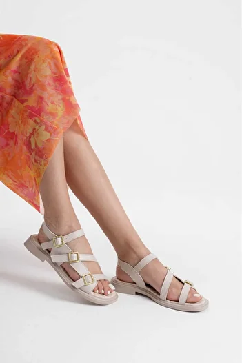 SOFT JAZZ Thermo Non-Slip Sole Buckle Sandals
