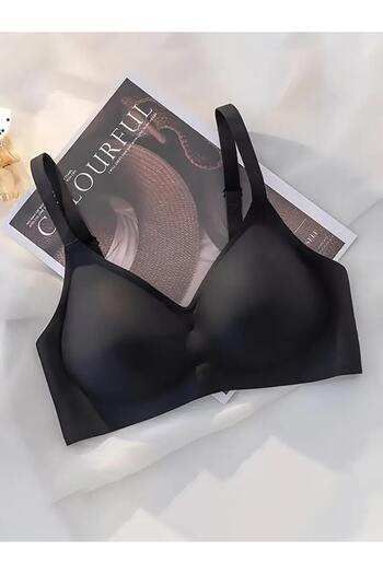 Marjill Laser Cut Adjustable Strap Ghost Bra