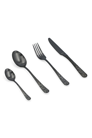 Amefa 16-Piece Austin Cutlery Set Black