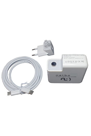 nelbo nelbo charger for Apple MacBook Pro MUHP2, 61W, with USB-C plug