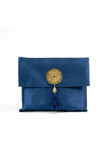 Hayrat Neşriyat Prayer Rug + Prayer Beads Gift Set (Shantuk Pouch, Navy Blue)