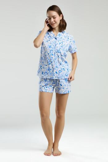 Arnetta Shirt Shorts Set with Pocket Detail