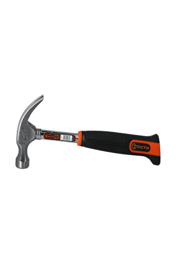 Tactix Forged Steel Tabular Claw Hammer with Non-Slip Bimaterial Handle