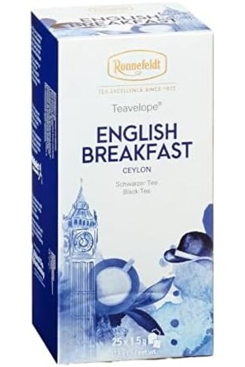 Ronnefeldt English Breakfast Teavelope, case of 6 boxes | Each box contains 25 tea bags