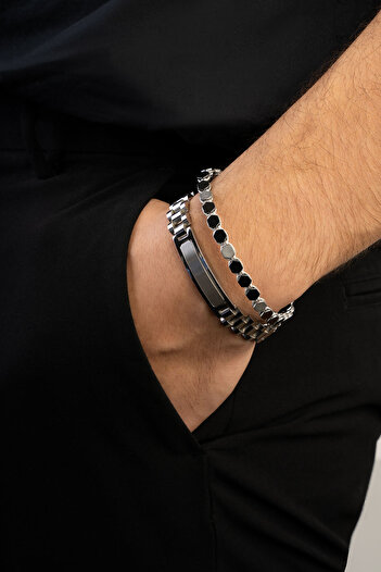 So CHIC... Modern Design Men's Steel Bracelet
