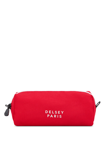 Delsey Back To School 2025 One Compartment Pencil Case Red