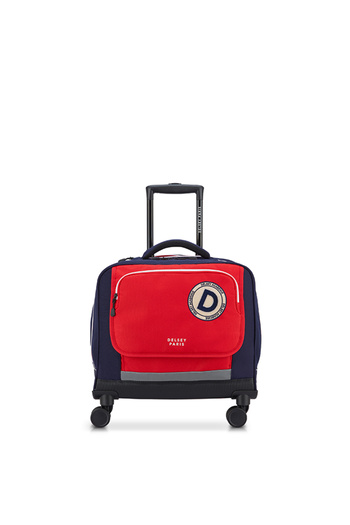 Delsey Back To School 2025 4dw Horizontal Shoulder Bag Trolley Red