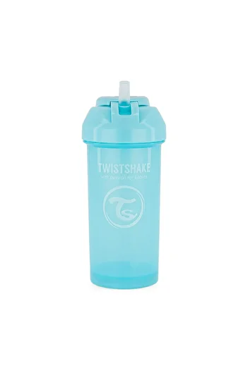 Twistshake Glass with Straw 360 ml (6+ Months) |   Blue