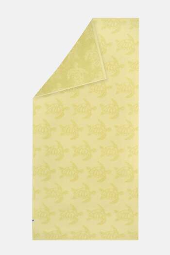 WWF Market Caretta Jacquard Towel - Yellow