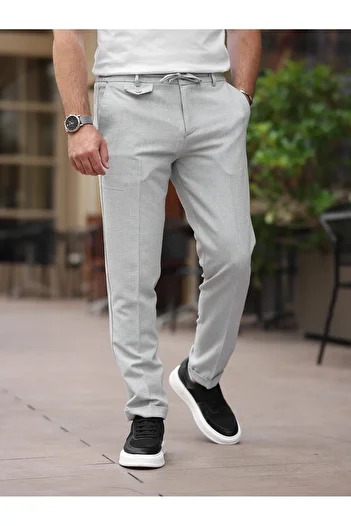 BASEL.CO Iron-Free Slim Fit Seersucker Jogger