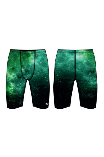 TYR Durafast Elite. ®   Boys' Swimsuit - Starborne (Green)