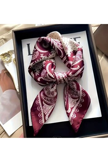 Dgt Luxury Paisley Printed, Αντιανεμικό, Εκτύπωση διπλών πλευρών, Σάλι, Φουλάρι, Κασκόλ 70x70