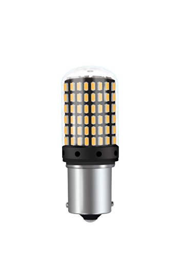 TECHSTAR Led Auto Light Bulb Techstar® BA15S, 1156, Yellow, 12V, 800 lm