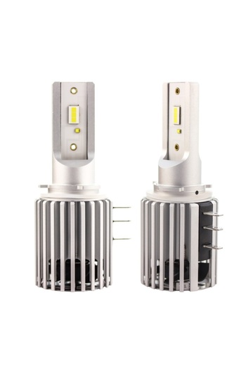 TECHSTAR Set of 2 Techstar® X9 Auto LEDs, H15, CSP and ZES 40w, 4000 Lumens, 6500K, AUTO, 12-24 Volts