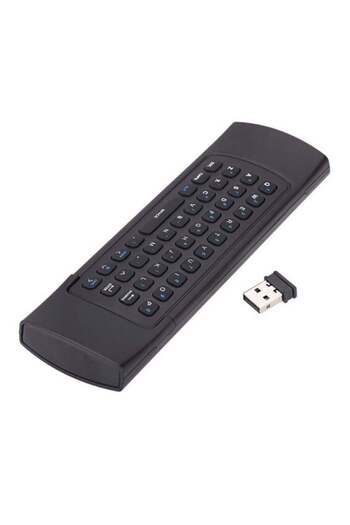 TECHSTAR Telecomandă tastatură Air Mouse MX3, 2.4G, USB, pentru Android Smart TV Box, proiector HTP