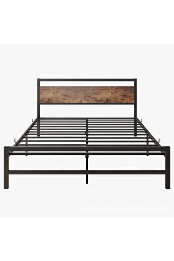 sharpdo Metal Platform Bed Frame, No Box Spring Required, Single Bed, With Heavy Duty Strong Support Slats