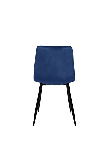 rexa CHILLI Dark Blue Velvet Chair – Elegant Accent Seating with Luxurious Comfort