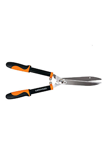 FiSKARS Precision-Ground Steel Blade Power Lever Hedge Shear Multicolor