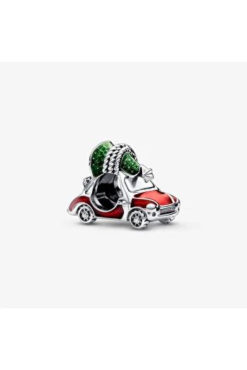 Pandora Talisman Pandora cu masina Festiva si pom de Craciun - Argint 925