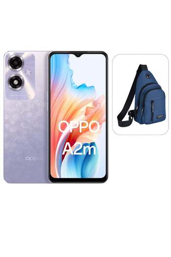 OPPO A2M 5G Dual SIM Flying Frost Purple 4+4GB 8GB RAM 128GB International Version With Crossbody Ba