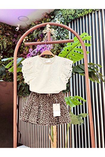 Alvadonna Leopard Skirt Suit