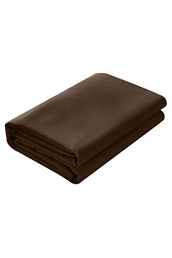 Five Store Bed sheet made of 100% ranforce cotton, density 120 g/sqm, Brown, 180/220cm