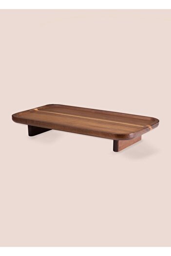 The Mia Natura Acacia Footed Service 38X21X6 cm