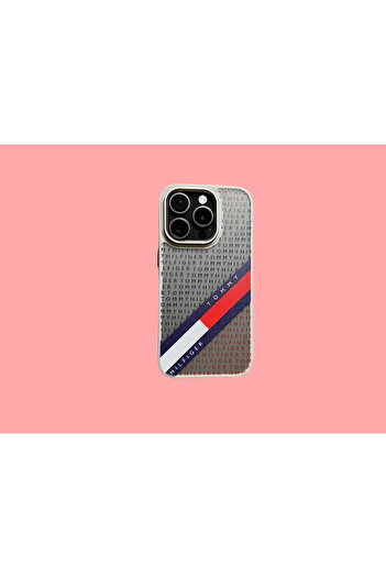 Tommy Hilfiger Phone case compatible with iPhone 13 Gray, Red, Blue