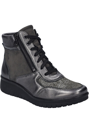 Josef Seibel Calais 02 | Stiefelette für Damen | Grau Calais 02, anthrazit-kombi