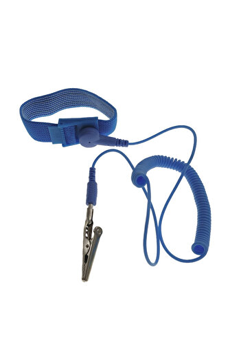 Best Leko LESD01 antistatic wrist strap with discharge strip, blue