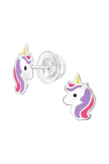 Sophia Collection Cercei copii argint 925 model Unicorn multicolor premium
