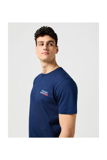 WRANGLER Small Americana Tee Navy