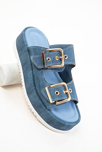 SOHO Γυναικείες παντόφλες Blue Denim 20251