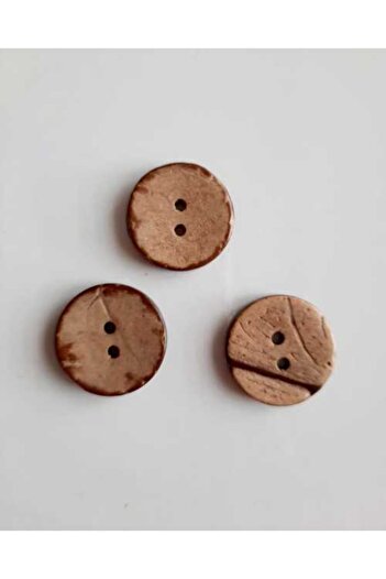 canan dizayn Wooden Cocanat Button 10 Pack 20 Mm