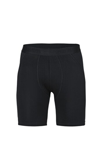 Şahin Men's Black Long Modal Boxers
