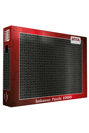 Nova Puzzle لغز غير مستحيل مكون من 1000 قطعة - أسود - قطع رائعة