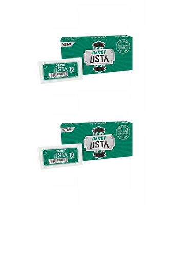 Derby Razor 100 Pieces Set of 2 (200 Pieces)