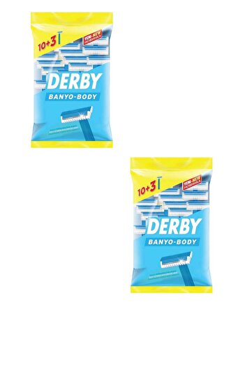 Derby Bathroom Shaving Razor 10+3 Pieces Set of 2 (26 Pieces)