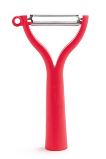 Tupperware Red Soysoy Vegetable Fruit Peeling Apparatus
