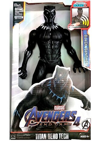 AVENGERS Black Panther Panther Sound and Light Figure Toy 29 cm