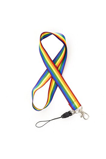 AlpCollection Rainbow Neck Lanyard Phone Strap Id Badge