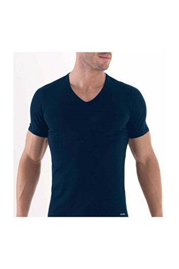Blackspade Ανδρικό μπλουζάκι 9308 Silver 94% Modal V-Neck
