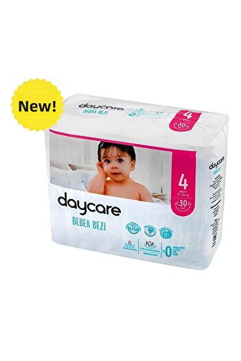 Daycare 7-14 kg Maxi Baby Diapers - 3X30 90 Pieces
